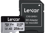 Lexar Professional Silver Plus MicroSD/SD - 205MB/s - 256GB