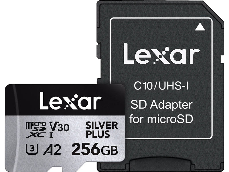 Lexar Professional Silver Plus MicroSD/SD - 205MB/s - 256GB