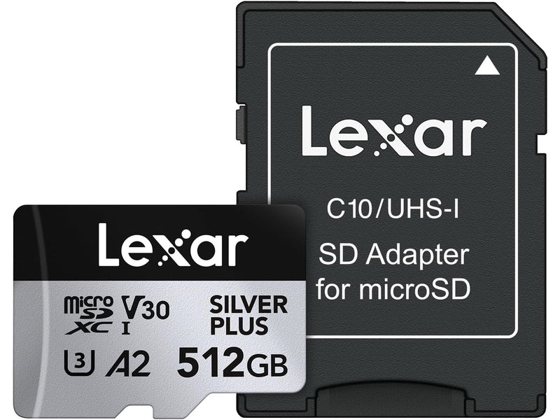 Lexar Professional Silver Plus MicroSD/SD - 205MB/s - 512GB