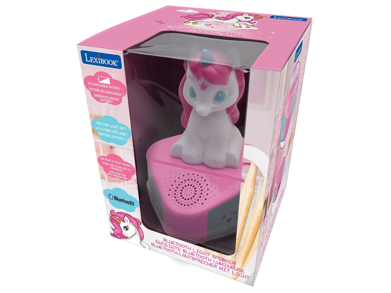 Lexibook Bluetooth Speaker with a Unicorn luminous figurine