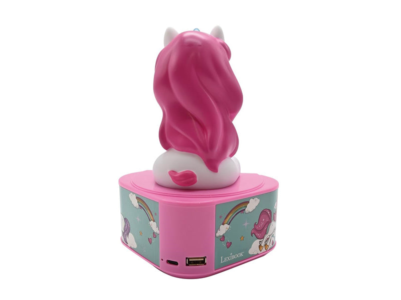 Lexibook Bluetooth Speaker with a Unicorn luminous figurine