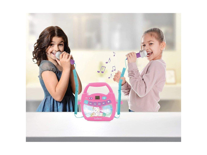 Lexibook My First Digital Player - Portable Karaoke for Kids - Unicorn - Pink
