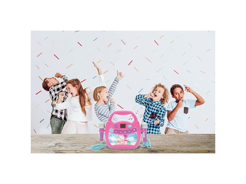 Lexibook My First Digital Player - Portable Karaoke for Kids - Unicorn - Pink