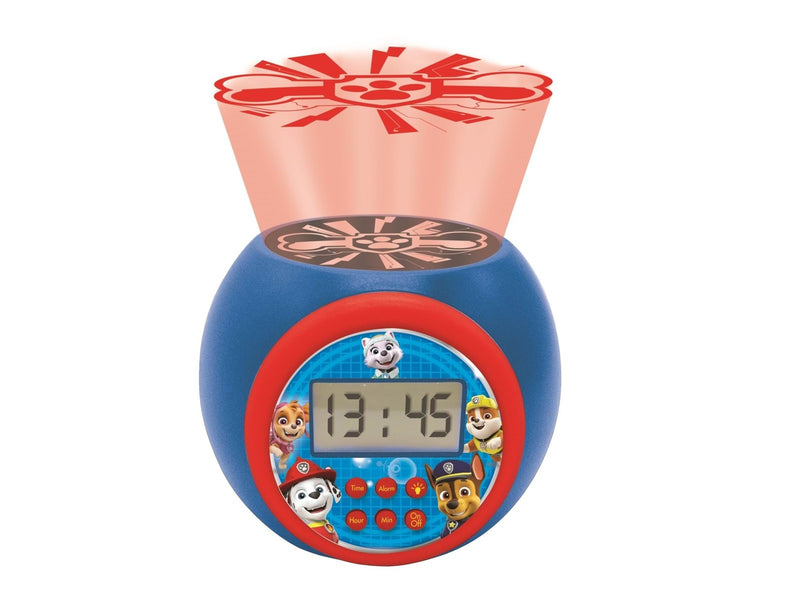 Lexibook Paw Patrol alarm projector clock with a timer.
