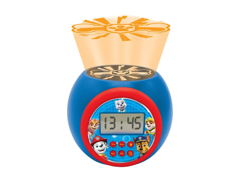Lexibook Paw Patrol alarm projector clock with a timer.