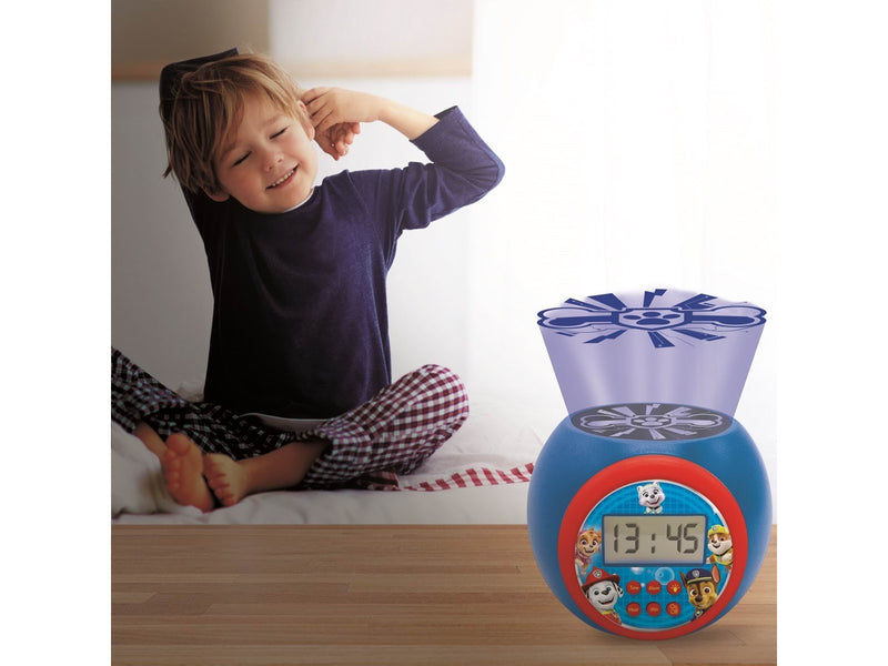 Lexibook Paw Patrol alarm projector clock with a timer.