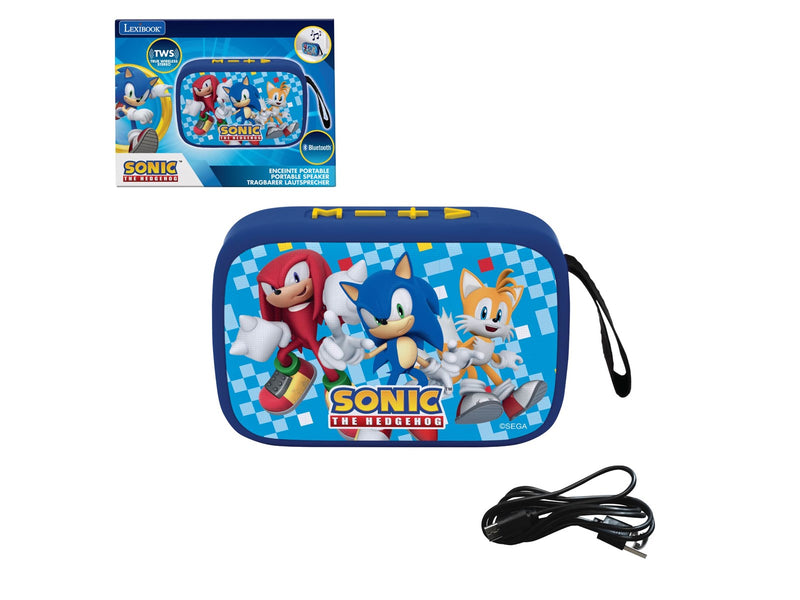 Lexibook Sonic Bluetooth® Portable Speaker with fabric finish