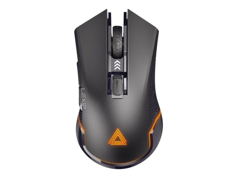 Lexip AR18 - mouse - Wi-Fi - Maus (Schwarz)