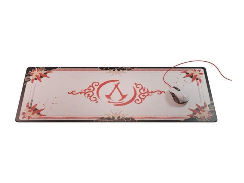 Lexip - Initiate Bundle - mouse - USB-A - black gold red white - with Ubisoft mouse pad and Assassin's Creed Shadows - Maus (Gold)