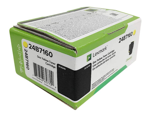 Lexmark 24B7160 toner cartridge Yellow 6.000 pages