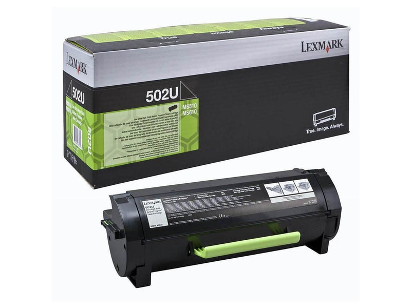 Lexmark 502U - High Yield - Black toner - Tonerpatrone Schwarz