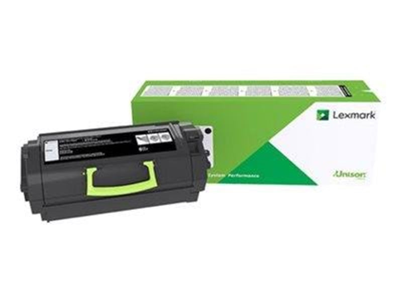 Lexmark 52D2X0E Black Toner - Toner cartridge with oil roller Schwarz