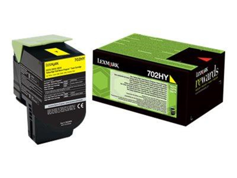 Lexmark 702HY / 70C2HY0 Yellow Return Program Toner