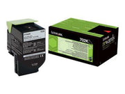 Lexmark 70C20K0 / 702K Black Toner - Tonerpatrone Schwarz