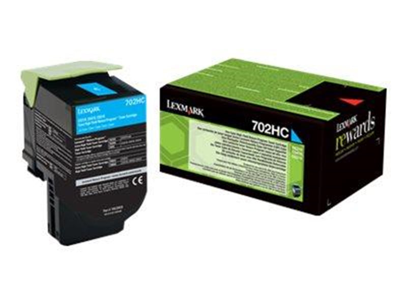 Lexmark 70C2HC0 / 702HC Return Program Toner Cyan