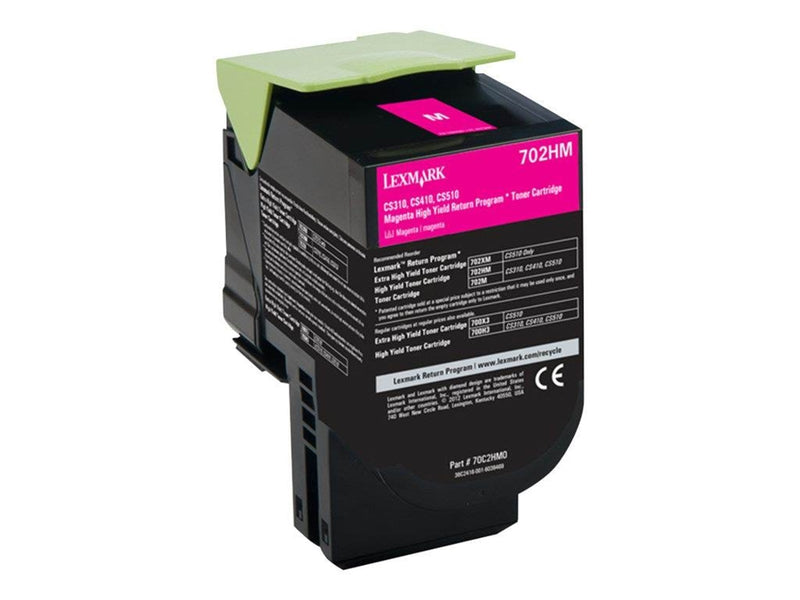Lexmark 70C2HM0 / 702HM Magenta Return Program Toner