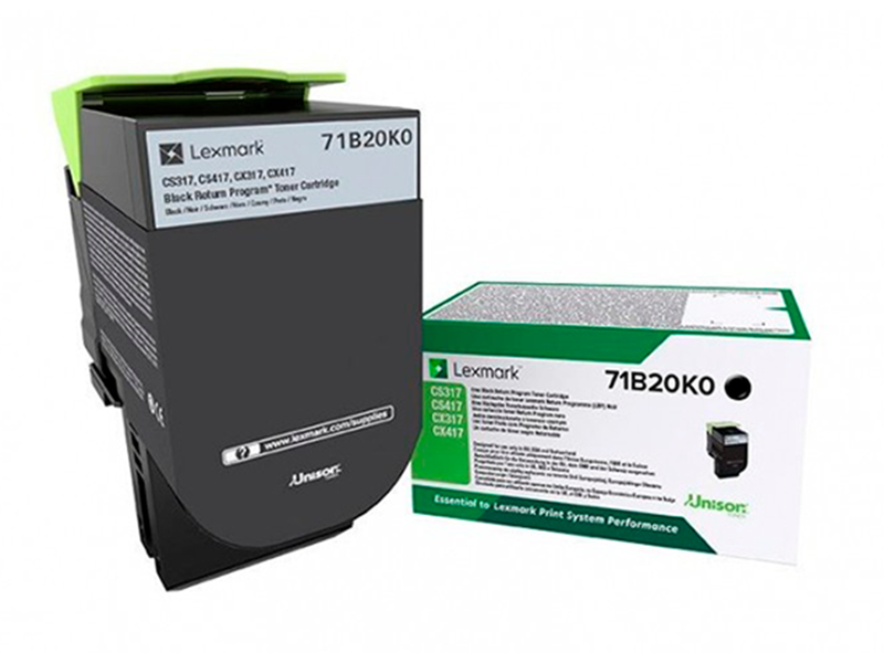 Lexmark 71B20K0 / Black Return Program Toner