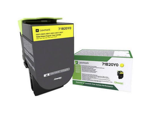 Lexmark 71B20Y0 / Yellow Return Program Toner