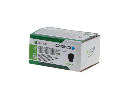 Lexmark C232HC0 Cyan High Yield Return Program Toner