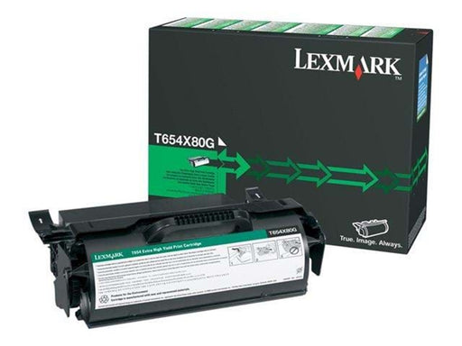 Lexmark T654X80G Black Toner - Tonerpatrone Schwarz