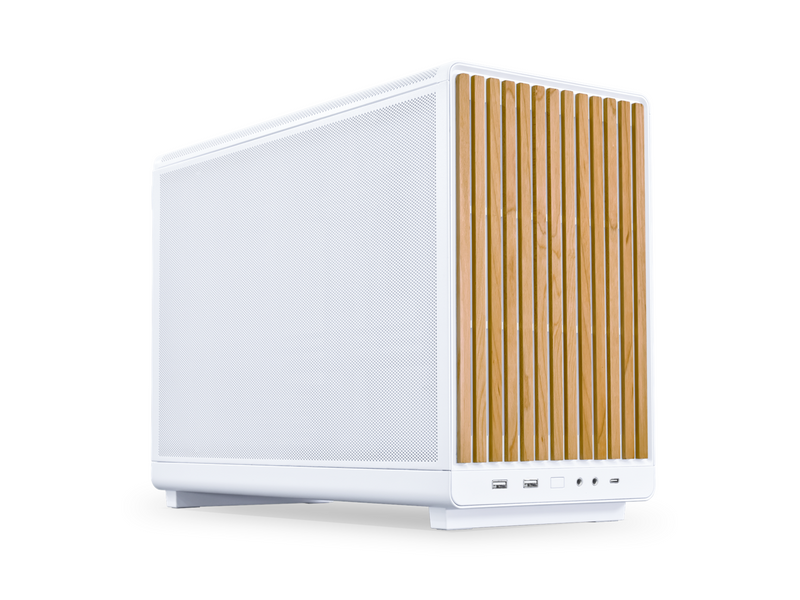 Lian Li Dan Case A3- mATX Wood edition - Gehäuse - Minitower - Weiß