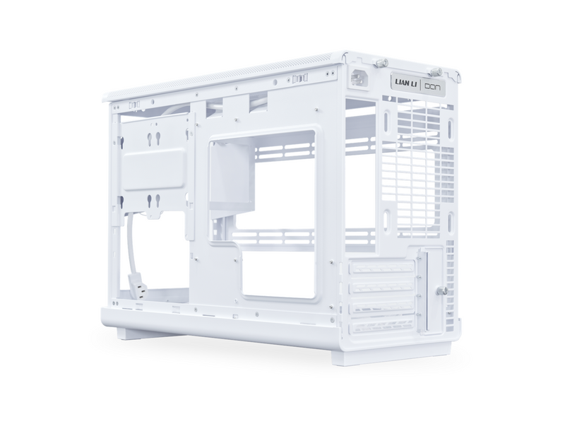 Lian Li Dan Case A3- mATX Wood edition - Gehäuse - Minitower - Weiß