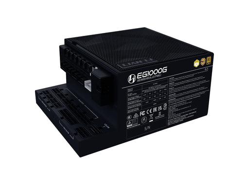 Lian Li Edge Gold 1000W Black (with USB HUB) Netzteile - 1000 Watt - 120 mm - ATX 3.1 - 80 Plus Gold zertifiziert