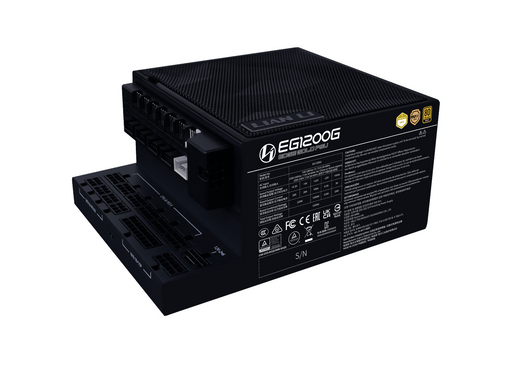 Lian Li Edge Gold 1200W Black Netzteile - 1200 Watt - 120 mm - ATX 3.1 - 80 Plus Gold zertifiziert