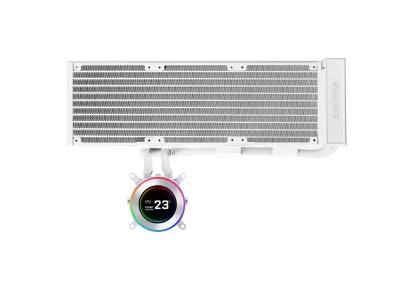 Lian Li Hydroshift II LCD-C 360 fanless White - CPU-Wasserkühlung - Max 28 dBA