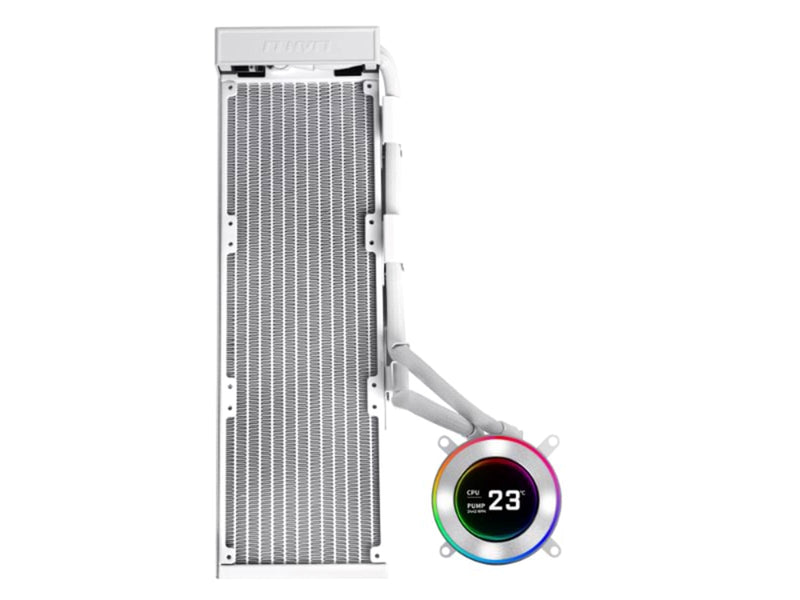 Lian Li Hydroshift II LCD-C 360 fanless White - CPU-Wasserkühlung - Max 28 dBA
