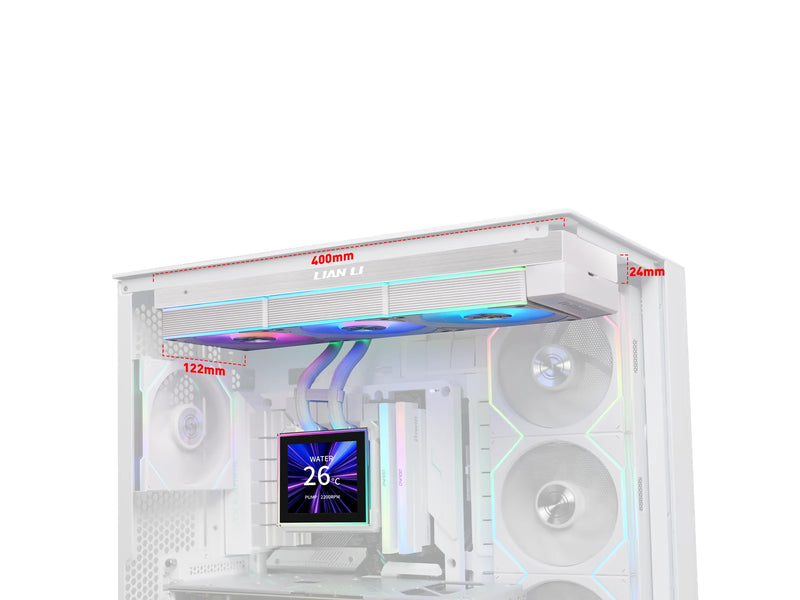 Lian Li Hydroshift II LCD-S 360CL Wireless - CPU-Wasserkühlung - Max 31 dBA