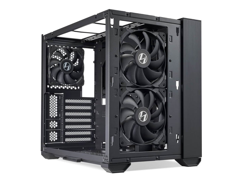 Lian Li O11 Air Mini - Black - Gehäuse - Miditower - Schwarz