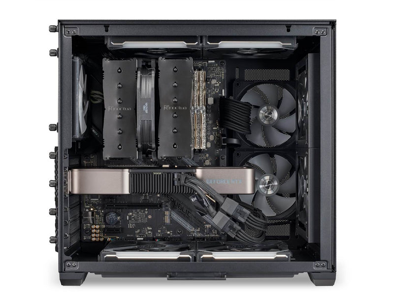 Lian Li O11 Air Mini - Black - Gehäuse - Miditower - Schwarz