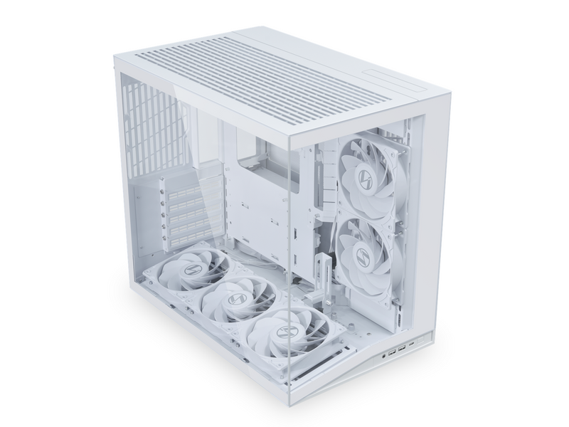 Lian Li O11D Mini V2 Flow White - Gehäuse - Miditower - Weiß