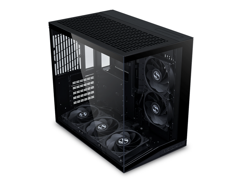 Lian Li O11D Mini V2 Flow black - Gehäuse - Miditower - Schwarz