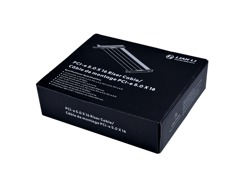 Lian Li PCIe 5.0 X16 Riser cable black