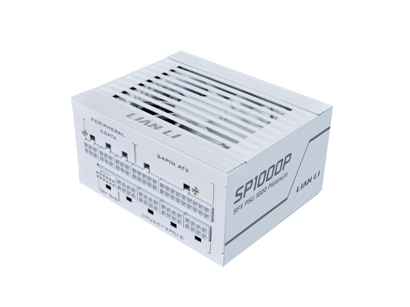 Lian Li SP1000P SFX (White) Netzteile - 1000 Watt - 92 mm - ATX 3.1 - 80 Plus Platinium