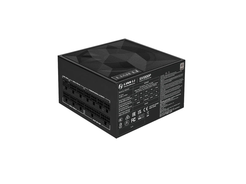 Lian Li SX1000P (Black) Netzteile - 1000 Watt - 120 mm - ATX 3.1 - 80 Plus Platinium