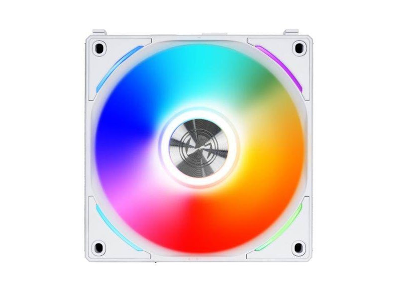 Lian Li UNI FAN AL120 - Gehäuselüfter - 120mm - Weiß mit RGB LED - 28 dBA