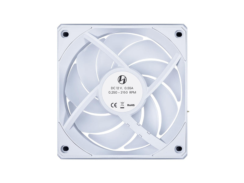 Lian Li UNI FAN CL Wireless - Gehäuselüfter - 120mm - Weiß mit RGB LED - 30 dBA
