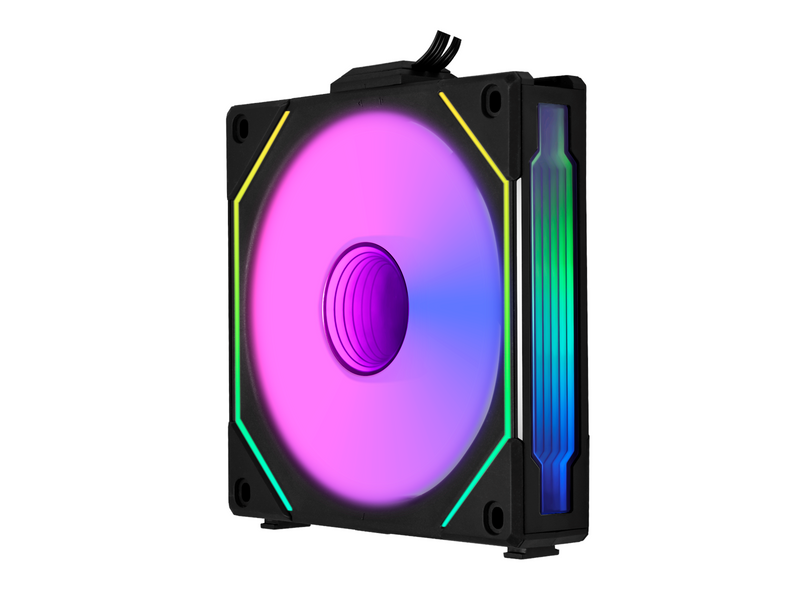 Lian Li UNI FAN SL-INF Reverse - Gehäuselüfter - 120mm - Schwarz mit RGB LED - 32 dBA