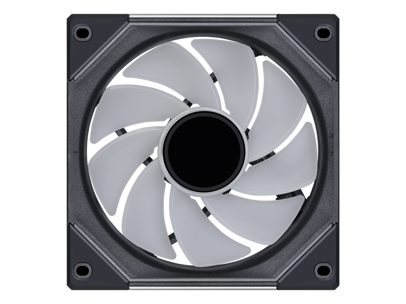 Lian Li UNI FAN SL-INF Reverse - Gehäuselüfter - 120mm - Schwarz mit RGB LED - 32 dBA