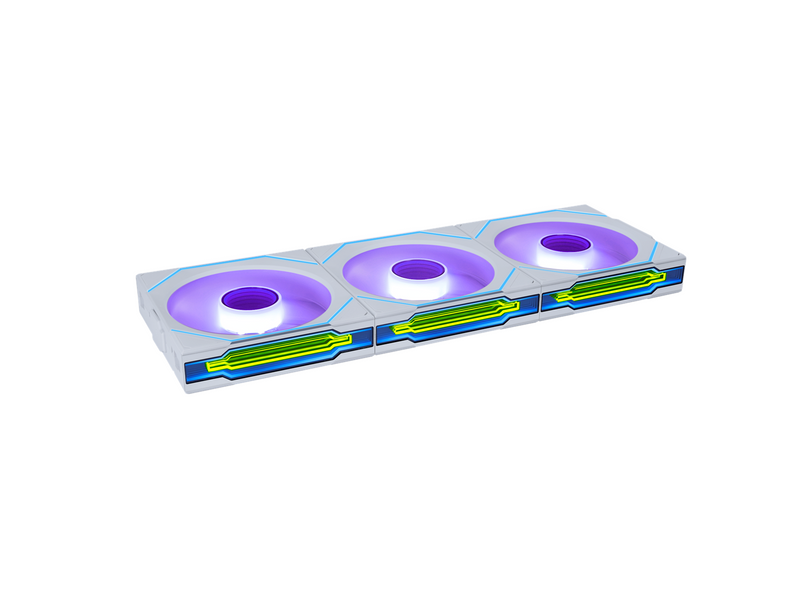 Lian Li UNI FAN SL-INFINITY Wireless (3-pack) - Gehäuselüfter - 120mm - Weiß mit RGB LED - 30 dBA