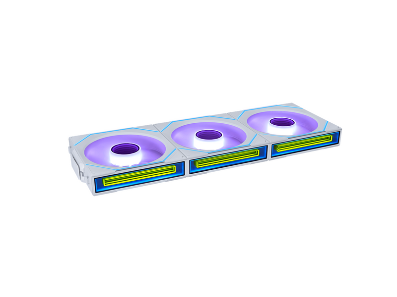 Lian Li UNI FAN SL-INFINITY Wireless Reverse (3-pack) - Gehäuselüfter - 120mm - Weiß mit RGB LED - 32 dBA