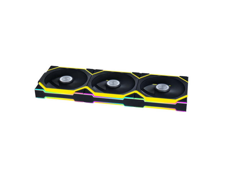Lian Li UNI FAN SL Wireless (3-pack) - Gehäuselüfter - 120mm - Schwarz mit RGB LED - 29 dBA