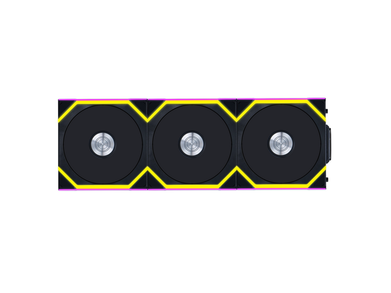 Lian Li UNI FAN SL Wireless (3-pack) - Gehäuselüfter - 120mm - Schwarz mit RGB LED - 29 dBA