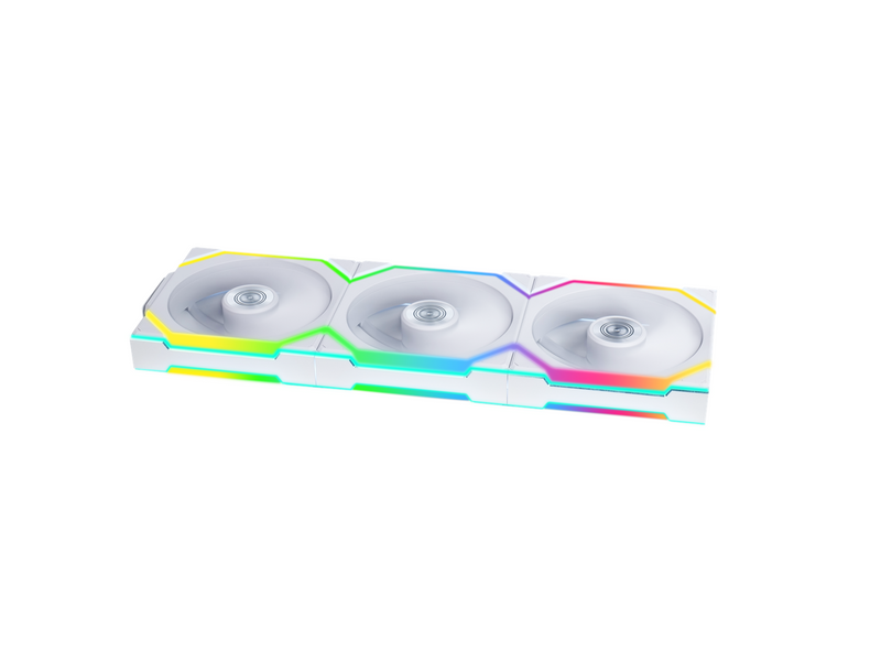 Lian Li UNI FAN SL Wireless (3-pack) - Gehäuselüfter - 120mm - Weiß mit RGB LED - 29 dBA
