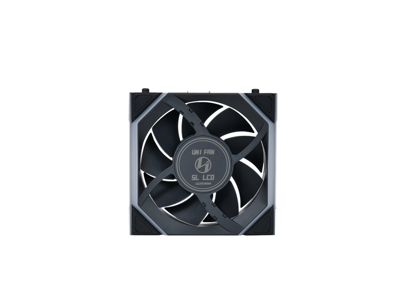 Lian Li UNI FAN SL Wireless LCD - Gehäuselüfter - 120mm - Schwarz mit RGB LED - 30 dBA