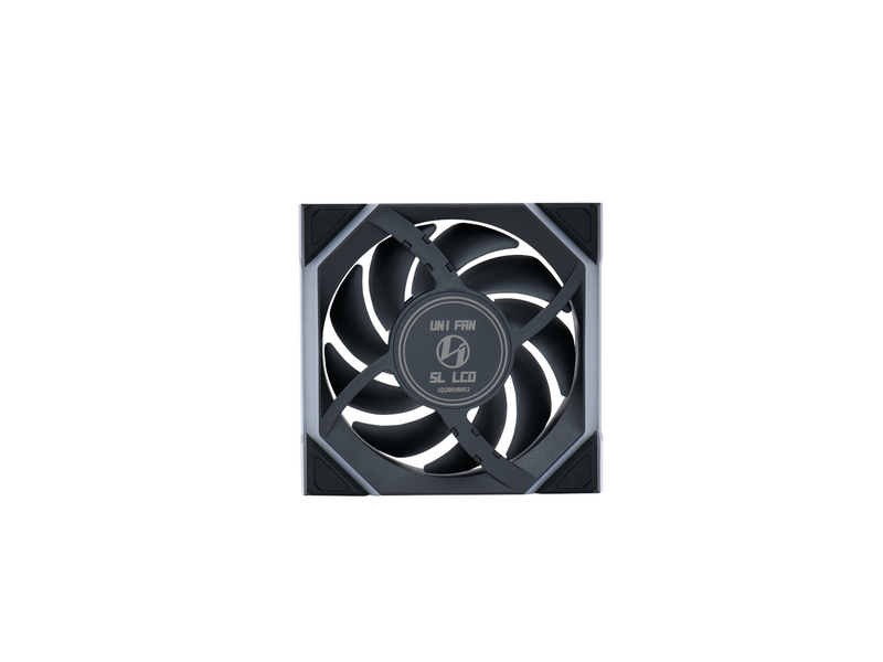 Lian Li UNI FAN SL Wireless LCD Reverse - Gehäuselüfter - 120mm - Schwarz mit RGB LED - 31 dBA