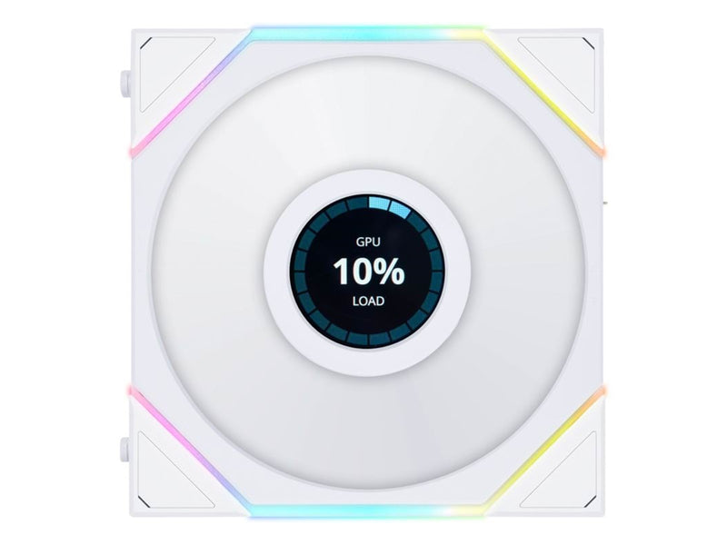 Lian Li UNI FAN TL LCD 120 (3-pack) - Gehäuselüfter - 120mm - Weiß mit RGB LED - 27 dBA